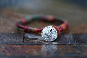 Gypsy 'Sand-dollar' SS Bracelet