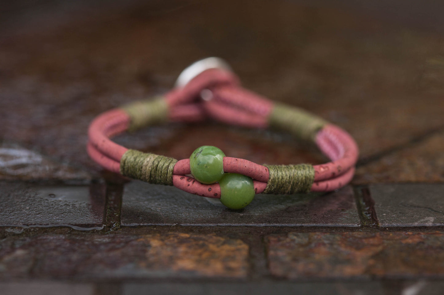 BC Jade Om Bracelet