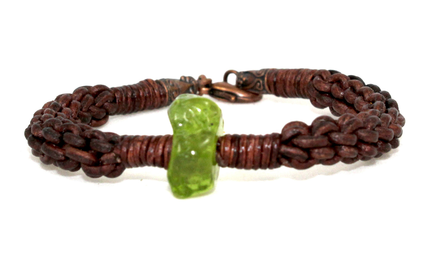 Peridot Weave Bracelet