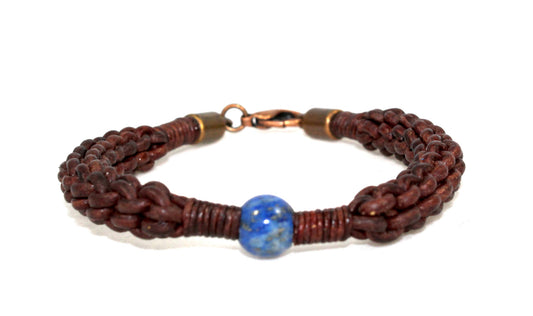 Lapis Weave Bracelet