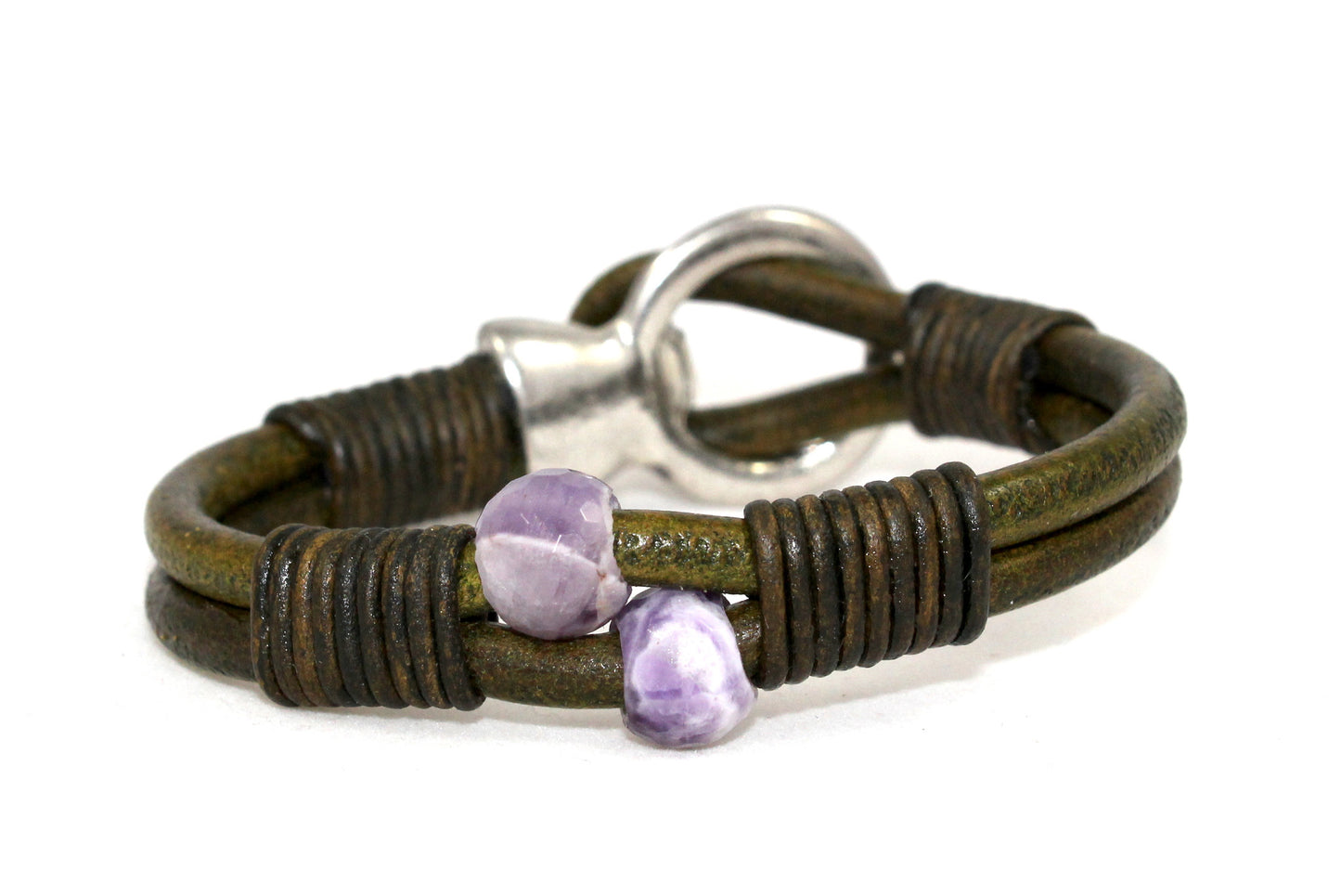 Amethyst Buckle Bracelet